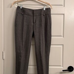 Banana Republic Martin Fit Gray Women's Straight Leg Dress Pants
